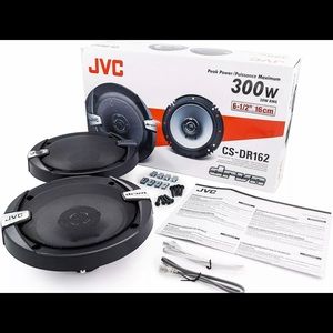 4X of JVC CS-DR162 DRVN Series 6.5 Inch 2-Way 300 Wats Car Speakers Coax…